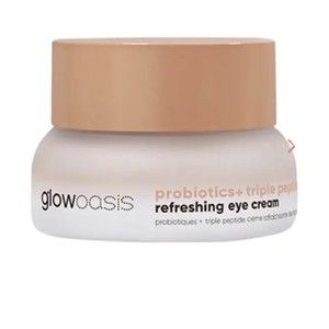 glowoasis Probiotics + Triple Peptide Refreshing Eye Cream, 20ml (0.67 floz) NIB